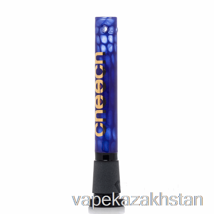 Vape Smoke Cheech Glass 4inch Honeycomb Downstem Blue